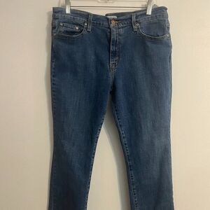 Levi's 505 Straight leg 5 pocket distressed jeans, size 14 S/C